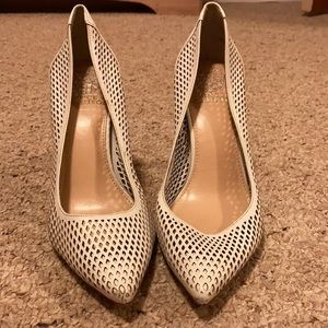Vince Camuto White Heels